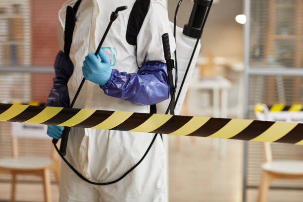 Professional Biohazard Cleanup technician working in Scotland, SD